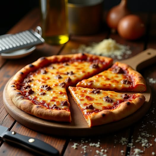 Sản phẩm Mexican Pizza cay nồng kiểu Mexico hấp dẫn.