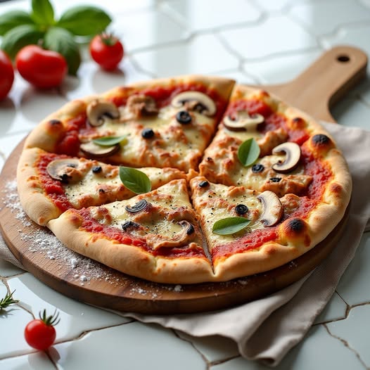 SMOKED CHICKEN PIZZA ĐÔNG LẠNH