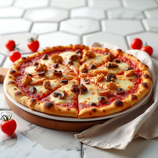 BBQ Chicken Pizza Đông Lạnh