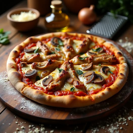 SMOKED CHICKEN PIZZA